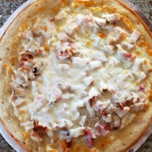 Chicken Bacon Ranch Pizza