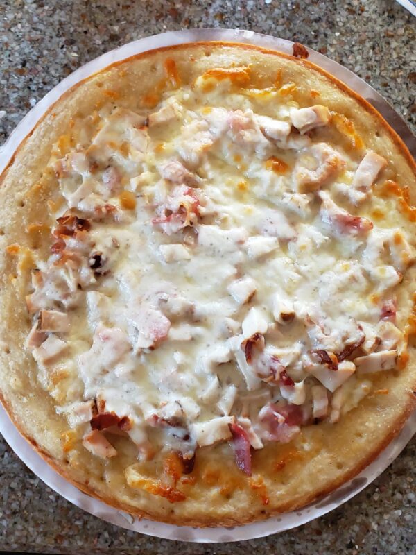 Chicken Bacon Ranch Pizza